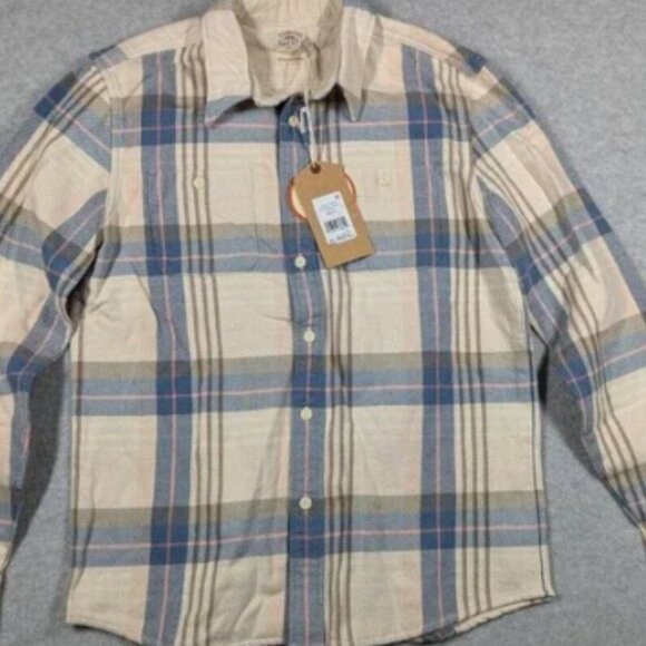 FAHERTY Men Shirt Small NWT Shacket Heavy Surf Flannel Spring